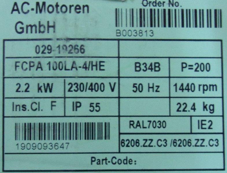 AC-MOTOREN-FCPA 100LA-4/HE-(11092884)