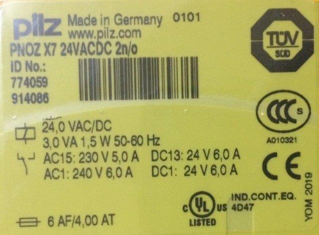 Pilz-774059-PNOZ X7 24AC/DC 2NA