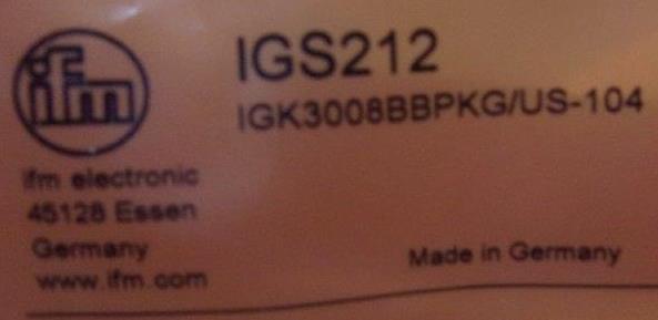 IFM-IGS212