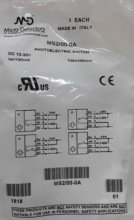 Micro Detectors Diell-MS2/00-0A