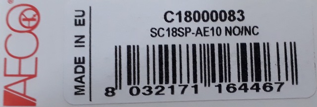 Aeco-SC18SP-AE 10 NO/NC