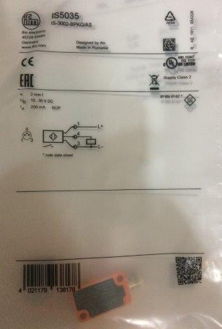 IFM-IS-3002-BPKG/AS IS5035 IFM
