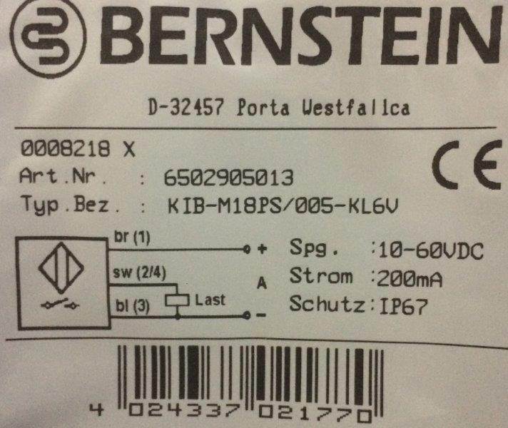 Bernstein-650.2905.013 KIB-M18PS/005-KL6V