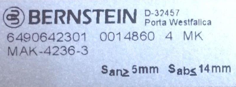 Bernstein-649.0642.301 MAK-4236-3