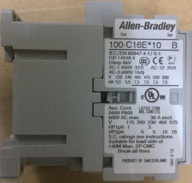 allen bradley-100-C162J10