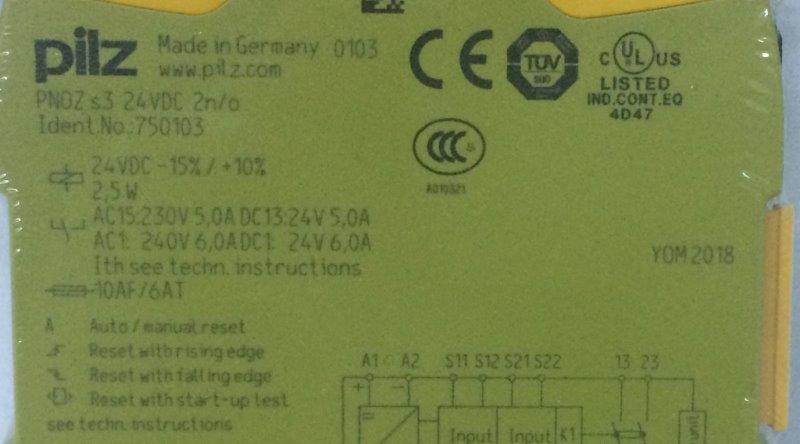 Pilz-PNOZ S3 24 DC 2NA 1PNP