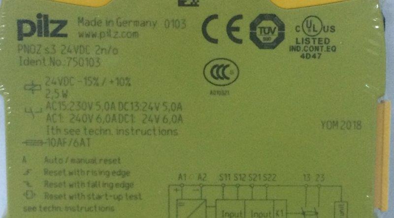 Pilz-PNOZ S3 24 DC 2NA 1PNP