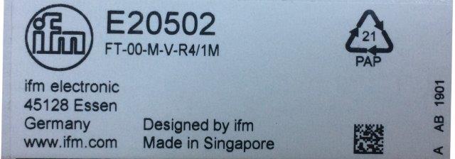 IFM-FT-00-M-V-R4-/1M E20602