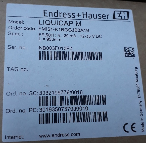 Endress+Hauser-FMI51-K1BGGJB3A1B