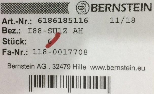Bernstein-618.6185.116 I88-SU1Z-AH