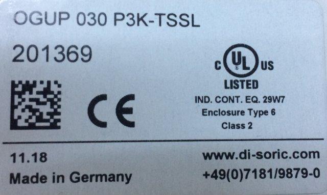 Di-Soric-OGUP 030 P3K-TSSL