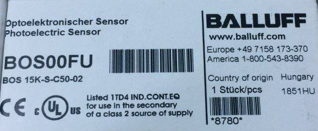 Balluff-BOS00FU BOS 15K -S-C50-02