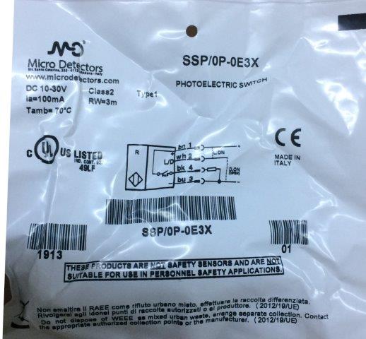 Micro Detectors Diell-SSP/0P/0E-3X
