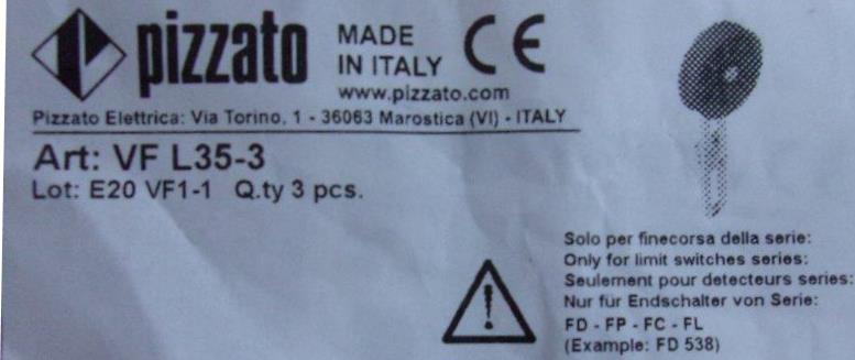 Pizzato-PİZZATO VF L35-3