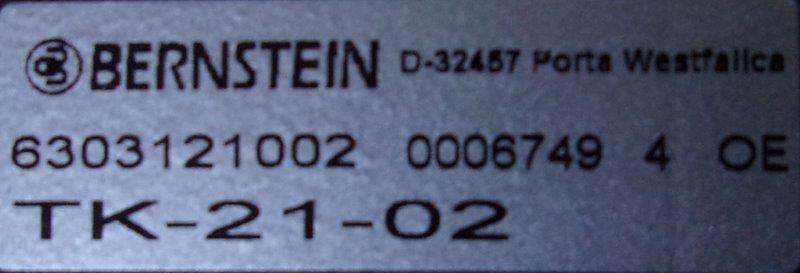 Bernstein-630.3121.002 TK 21 01
