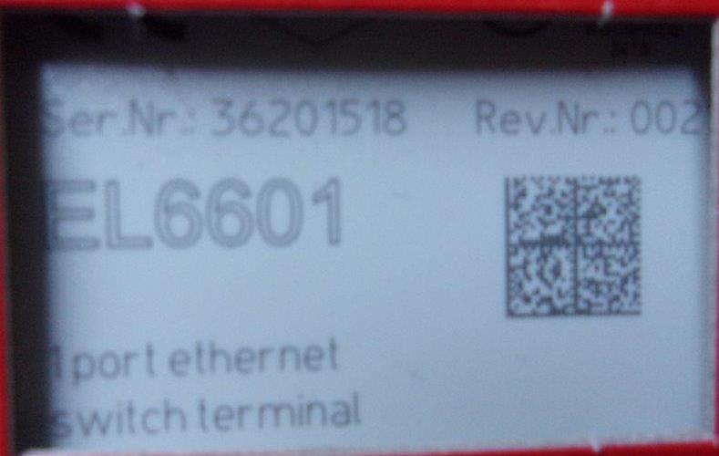 Beckhoff -EL 6601 BECKHOOF